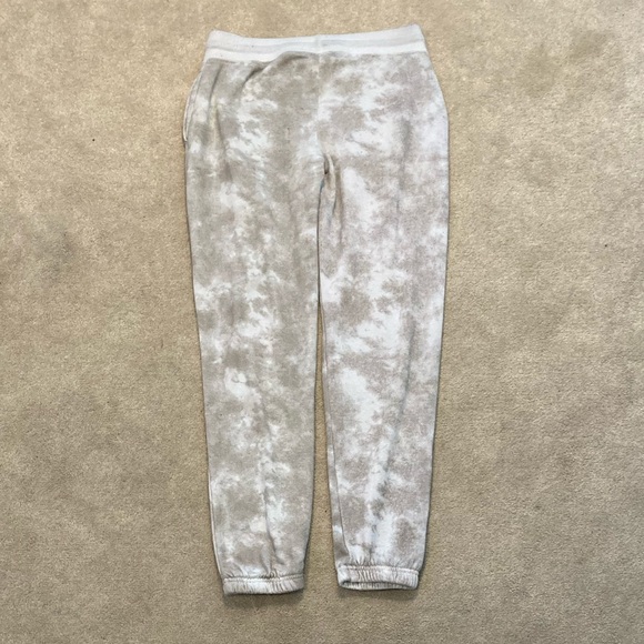 Gray Tie-Dye Drawstring Friends Sweatpants - Picture 3 of 4